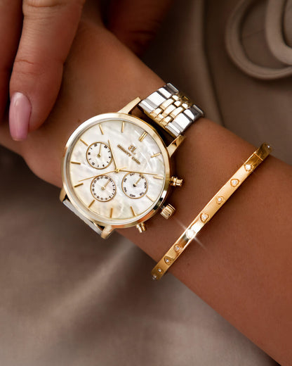 Pearl Link Nueva 40 Watch - Two Tone