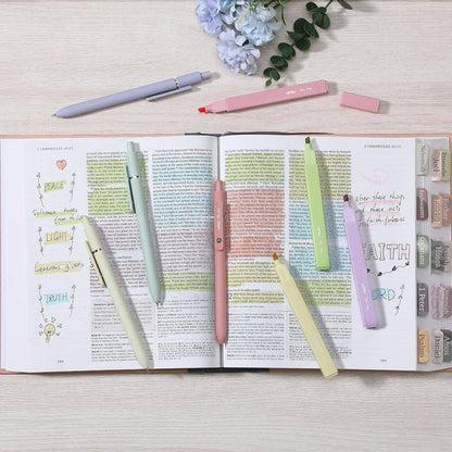 Aesthetic Highlighters & Gel Pens Collection