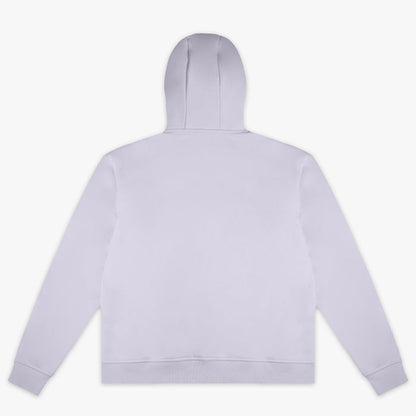 Purple Baseline youth hoodie — back view