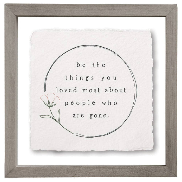 Be The Things  - Floating Art Square