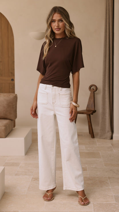 Ailani Top - Chocolate