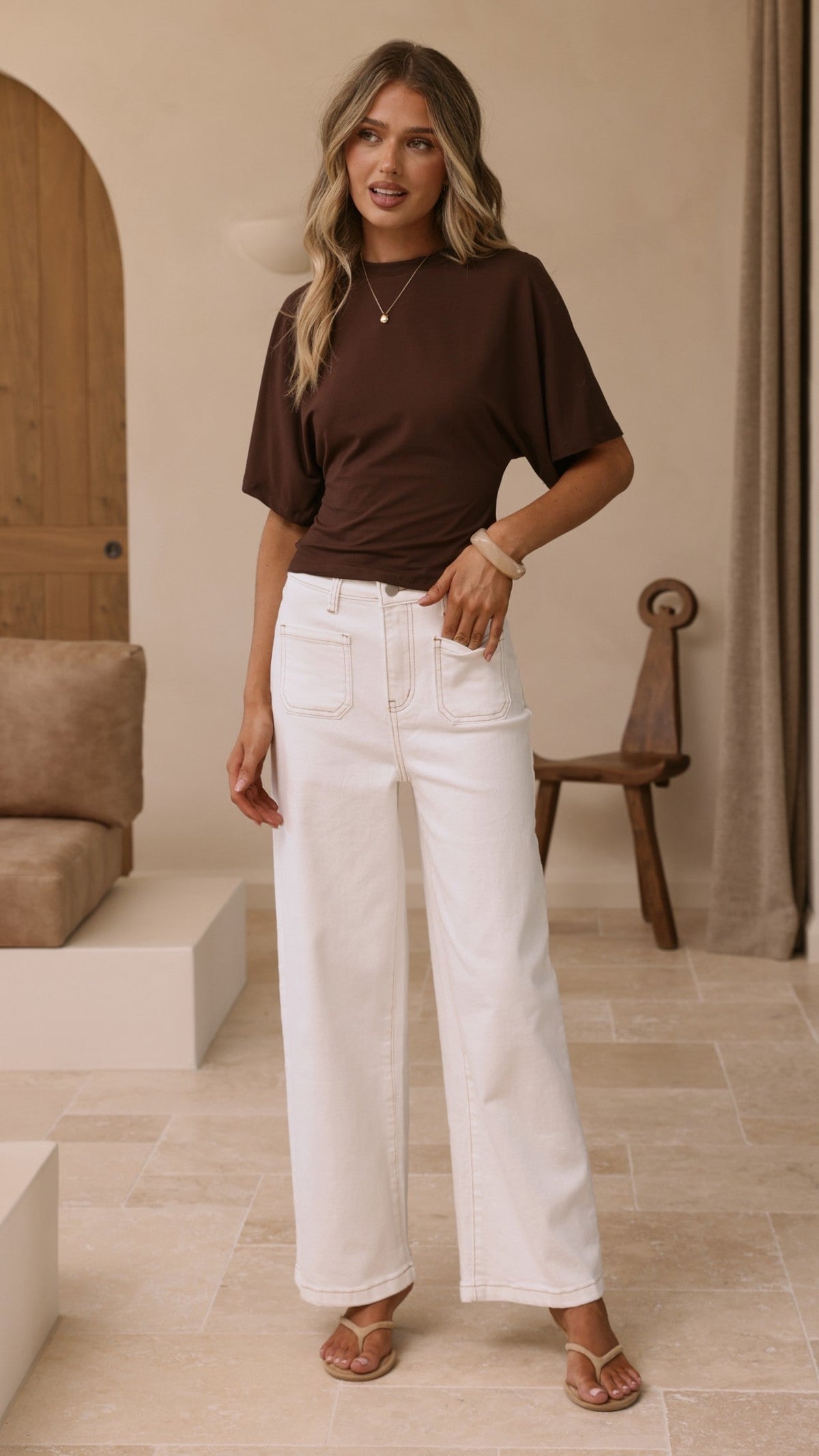 Ailani Top - Chocolate