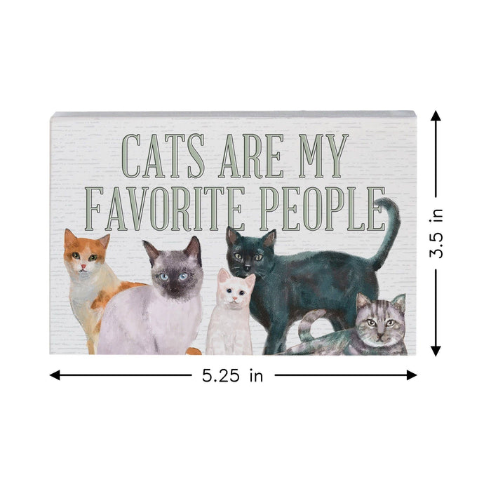Cats Favorite People - Small Talk Rectangle