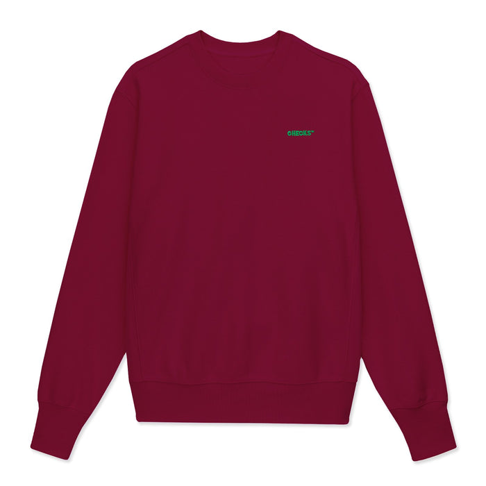 Checks Downtown Burgundy Classic Mini Sweatshirt