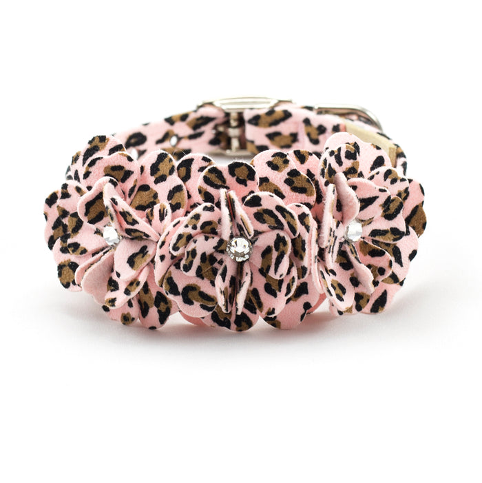 Cheetah Couture Tinkie Flowers Collar