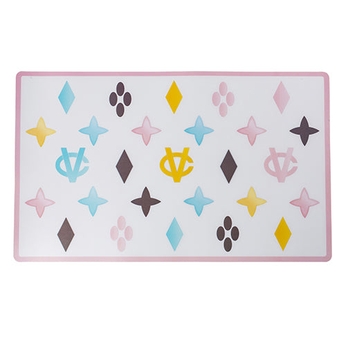 Chewy Vuton Pink Pet Bowl & Placemat