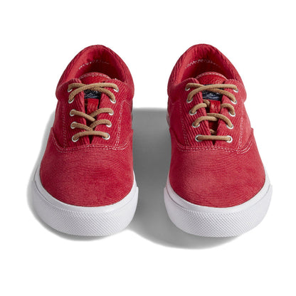 Cloud CVO Corduroy Deck Sneaker Red