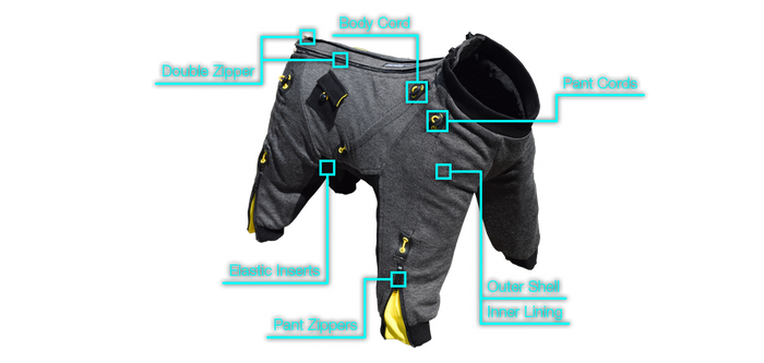 Cozy Dog Body Suit