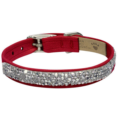Crystal Rocks 1/2" Dog Collar