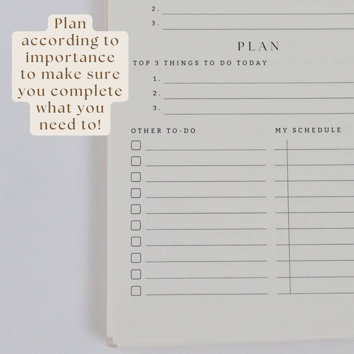 Daily Faith-Based Planner - Devotional Journaling Prompts, Calendar Planning, and Daily Planning