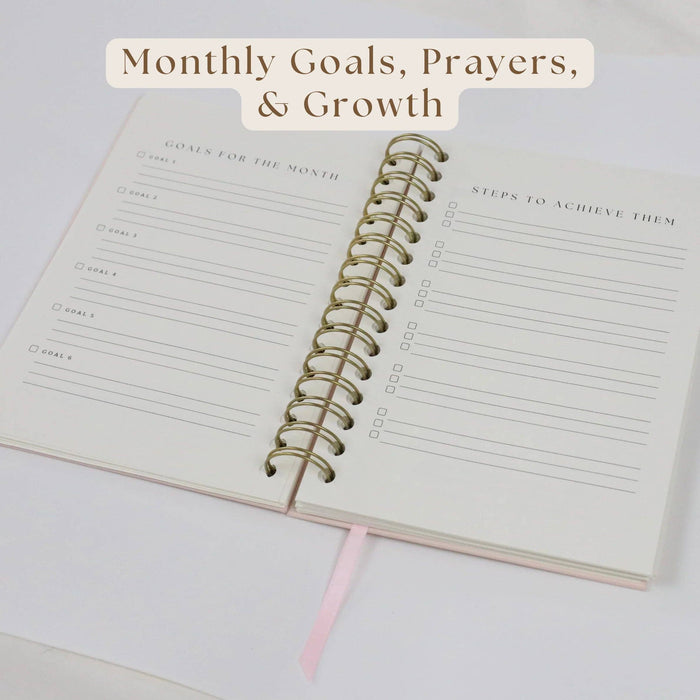 Daily Faith-Based Planner - Devotional Journaling Prompts, Calendar Planning, and Daily Planning