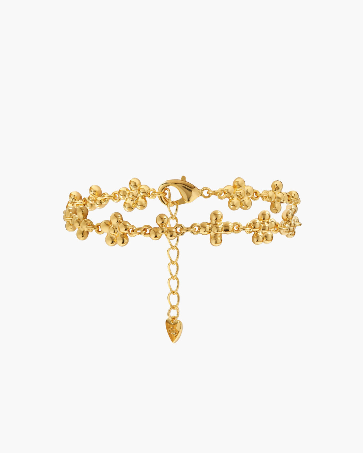 Daisy Molecule Bracelet in Silver