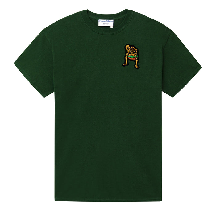 Derry Bones Green Short Sleeve Tee