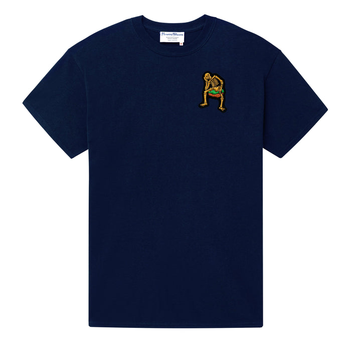 Derry Bones Navy Short Sleeve Tee