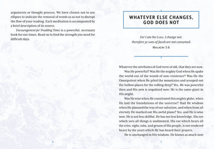 Encouragement for Troubling Times