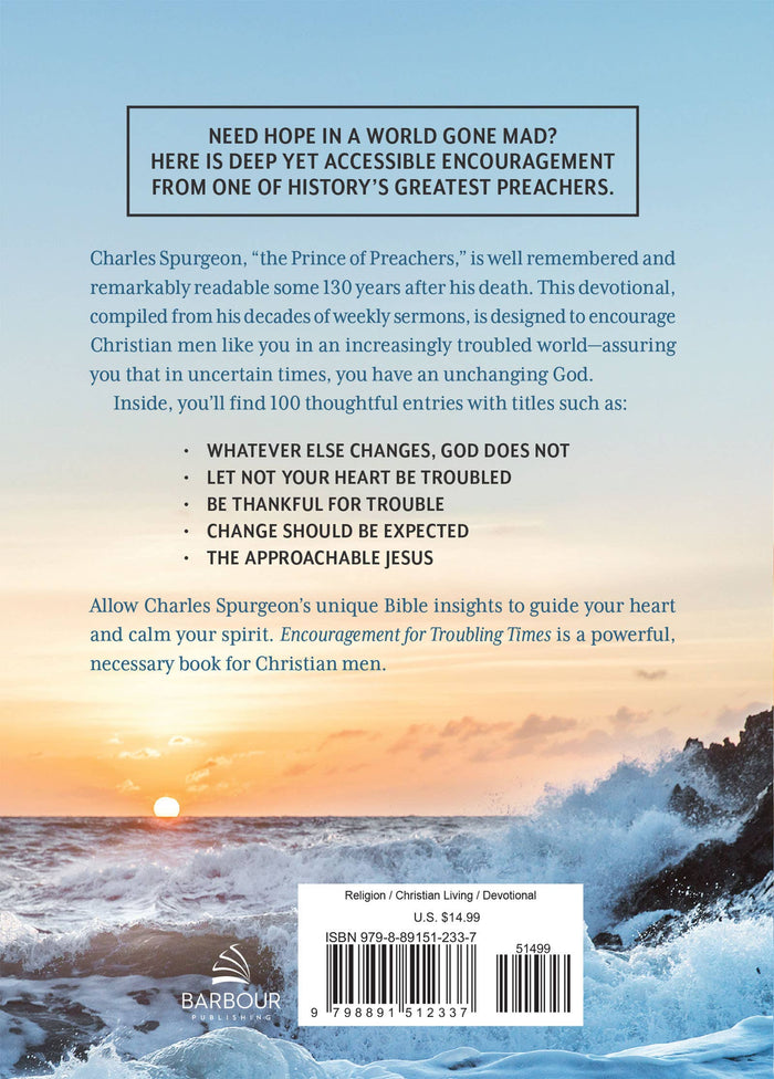 Encouragement for Troubling Times