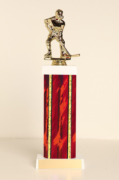 Female Hockey Square Column Trophy