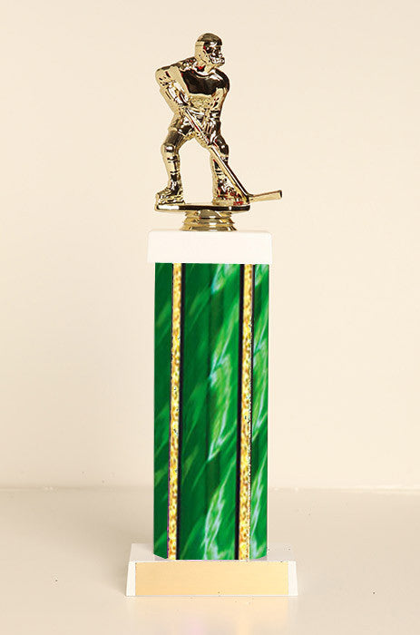 Female Hockey Square Column Trophy