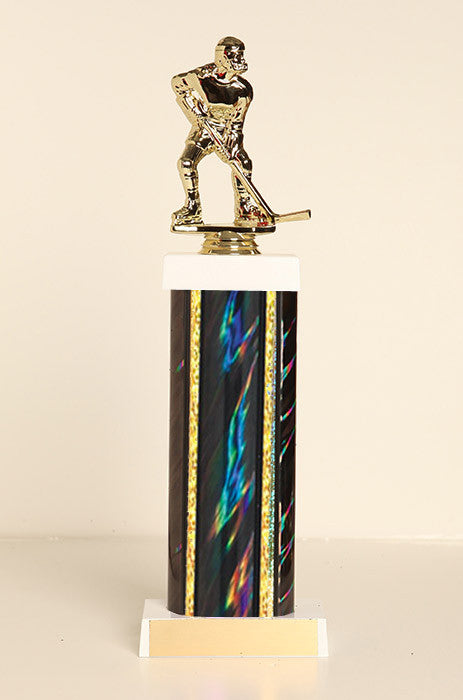 Female Hockey Square Column Trophy