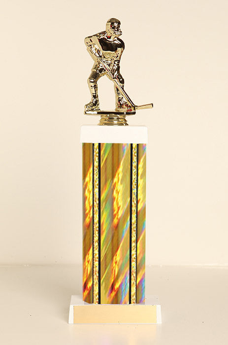 Female Hockey Square Column Trophy