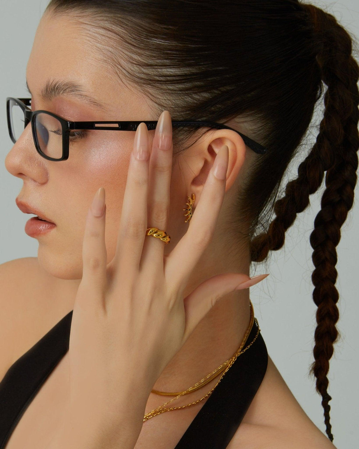 Gold Twisted Ring