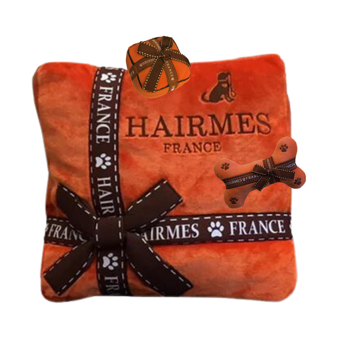 Hairmes Pet Bed _ 2 Toy Set
