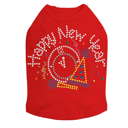 Happy New Year Clock - Dog Tank