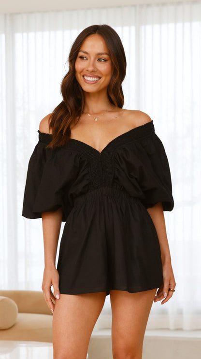 Carson Playsuit - Black