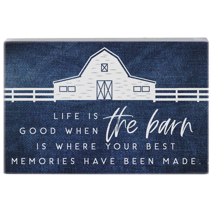 Life Is Good Barn  - Small Talk Rectangle