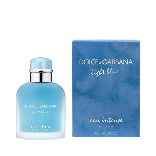 Dolce & Gabbana Light Blue Eau Intense Pour Homme Eau de Parfum 100 ml bottle and box