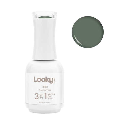 Looky Vernis Gel 3 en 1 #1130 Green Tea (Coffee Corner)