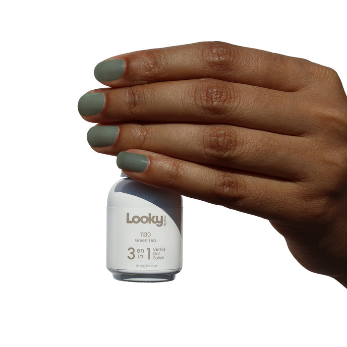 Looky Vernis Gel 3 en 1 #1130 Green Tea (Coffee Corner)