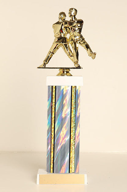 Male Judo / Double Square Column Trophy