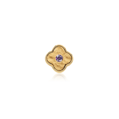 Molten Clover Charms (Gold) - Birthstones