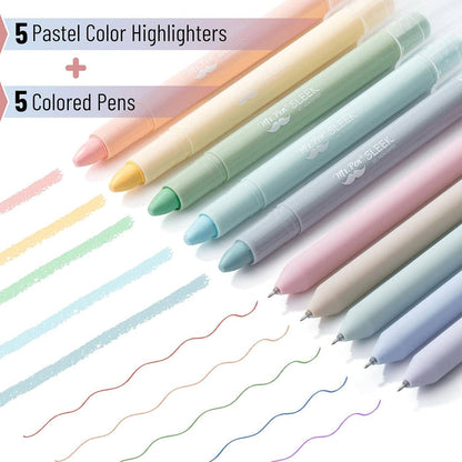 No Bleed Bible Highlighters & Pens - 10 Pack
