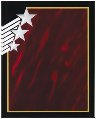 Rising Star Acrylic Plaque in Red, Green or Blue
