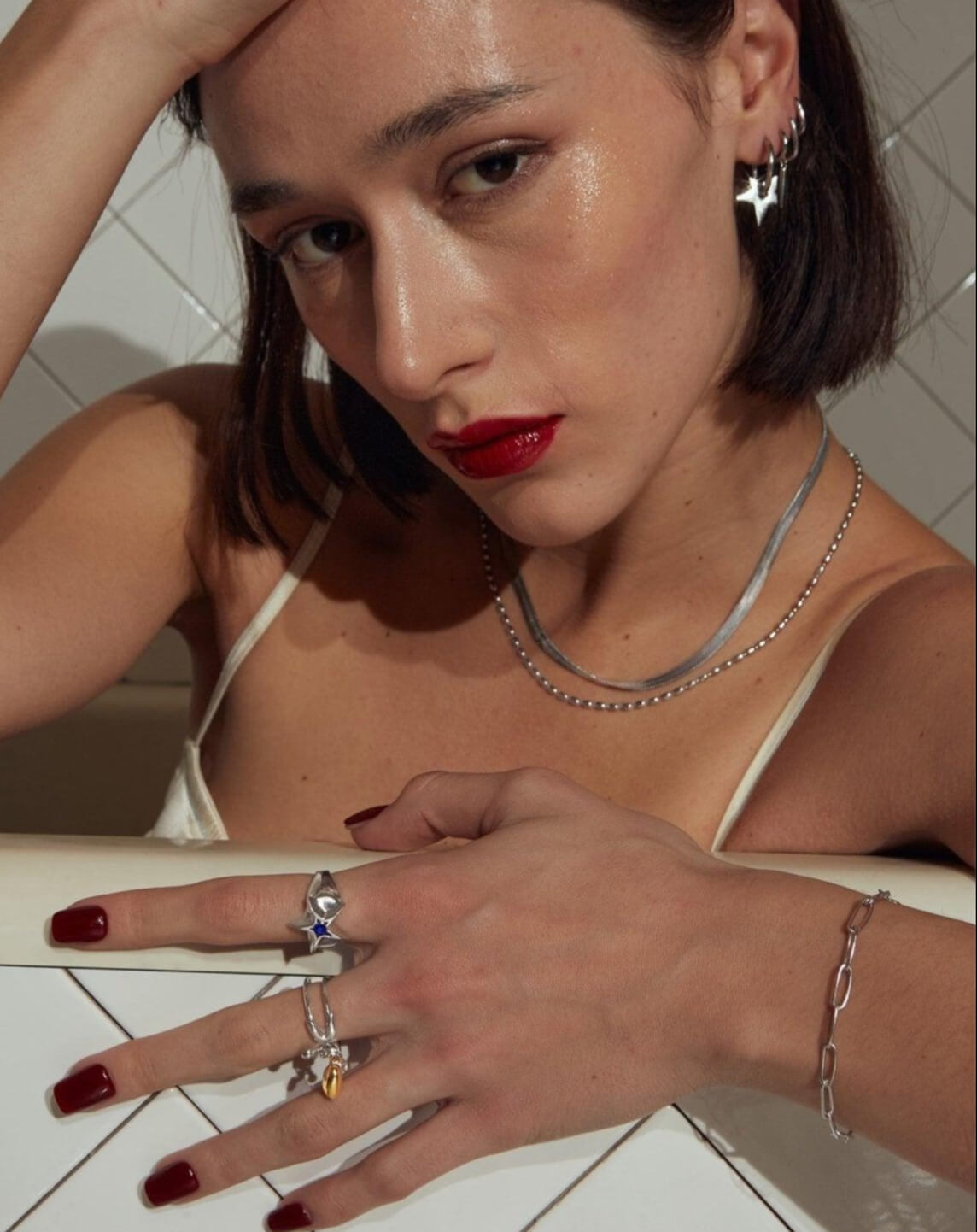 Silver Gia Chain Bracelet