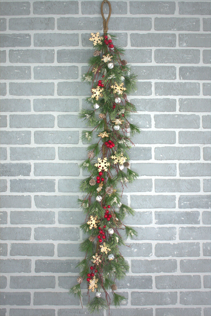 Sleigh Bells 4ft Garland