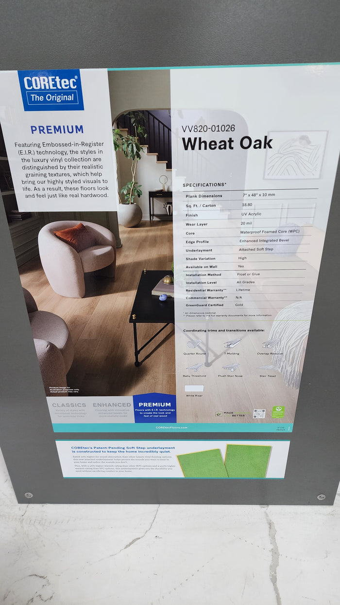 Wheat Oak - Coretec vv820 Original Premium
