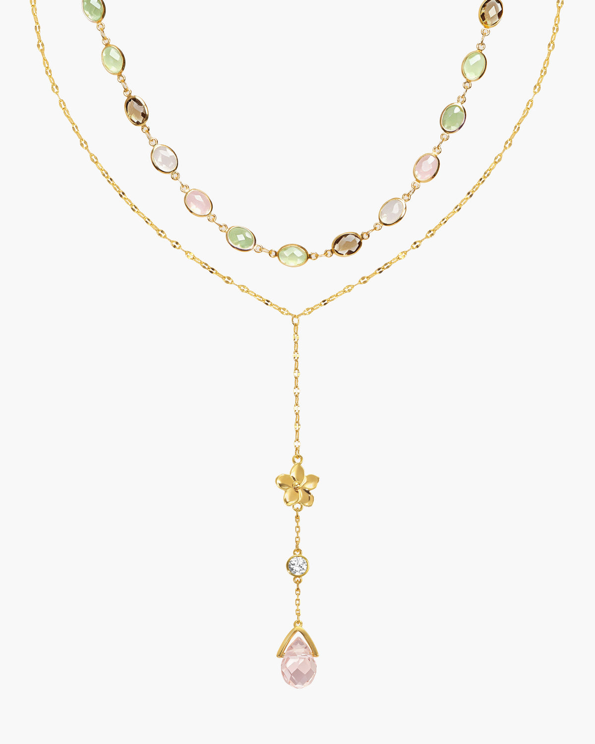 Petal Lariat Necklace