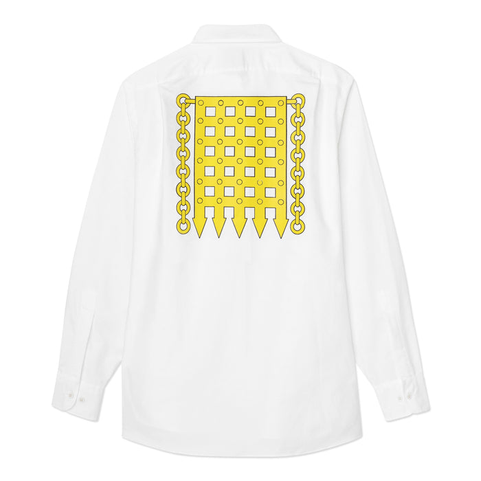 White Portcullis Oxford Shirt