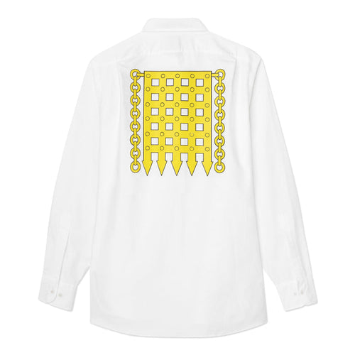 White Portcullis Oxford Shirt