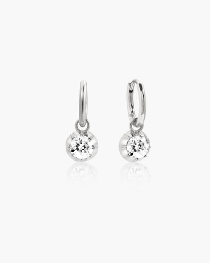 Georgian Detachable Two-tone Hoop Earrings